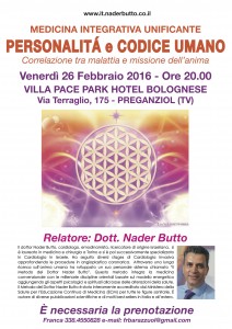 PERSONALITÀ E CODICE UMANO @ Villa Pace Park Hotel Bolognese | Preganziol | Veneto | Italia